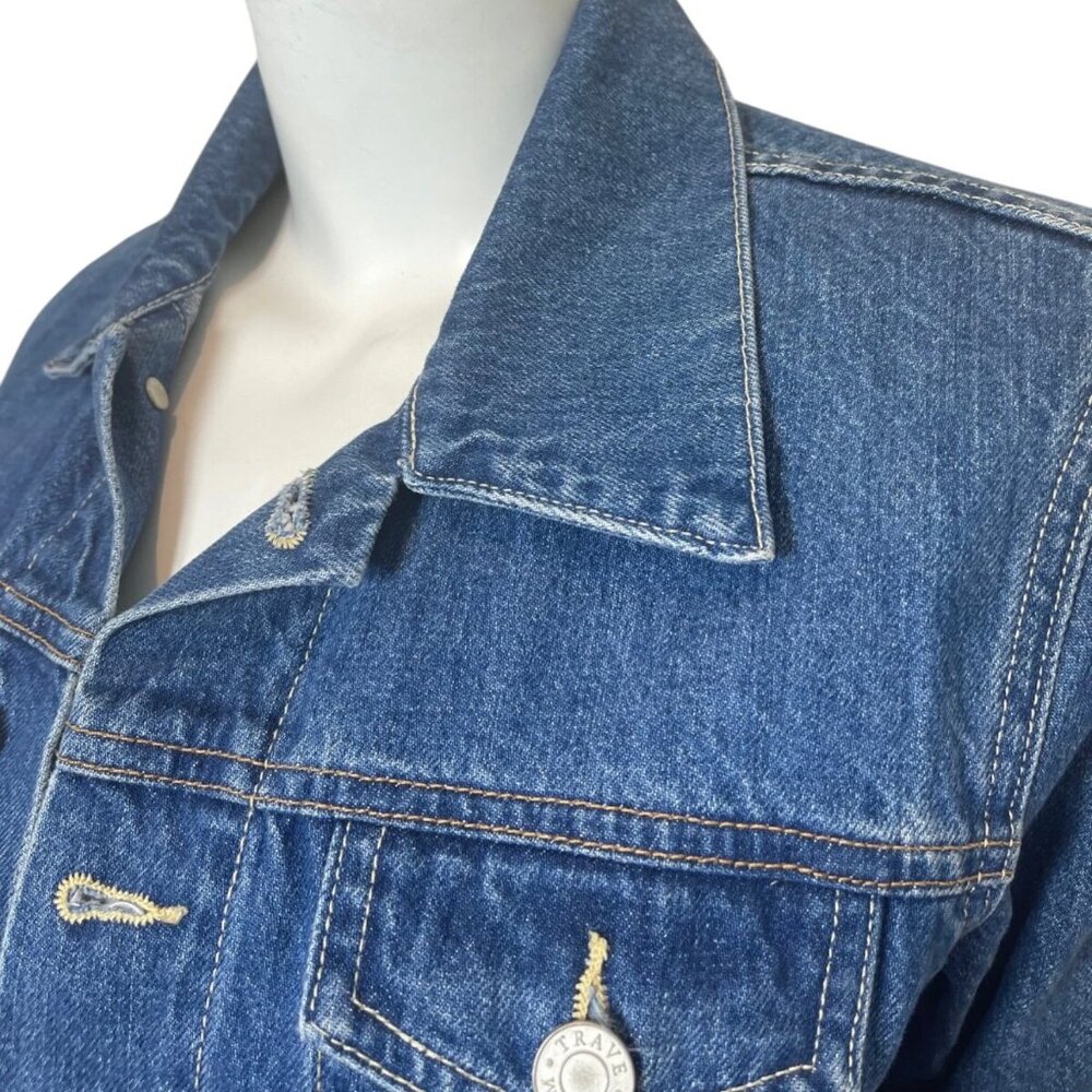 Trave Zoey Crop Jean Jacket in Atmosphere Size S - Picture 2 of 11